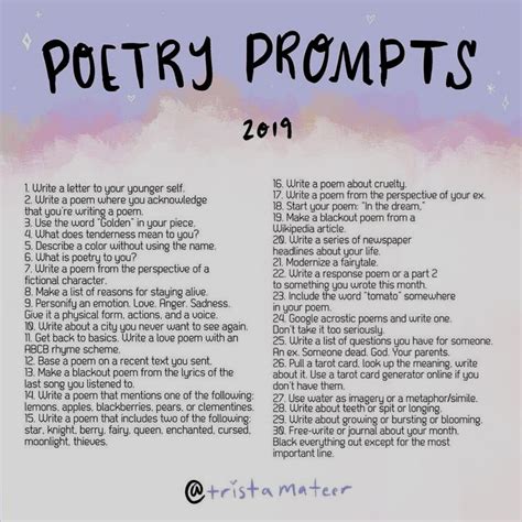 Creative Writing Letters in 2020 | Writing prompts poetry, Poem writing prompts, Poetry prompts