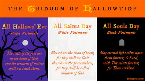 All Hallows Eve (Halloween) in the Traditional, Pre-1955 Liturgical ...