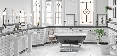 Art Deco Bathroom Vanity - MidCentury Retro Style Modern Architectural ...