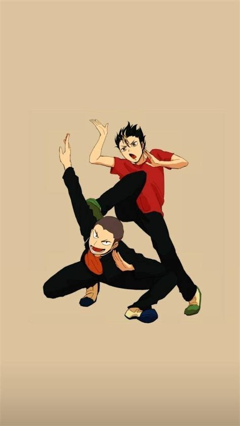 Nishinoya and Tanaka, haikyuu, noya, HD phone wallpaper | Peakpx