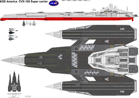 CVX-100 USS America by bagera3005 on deviantART Army Vehicles, Armored ...