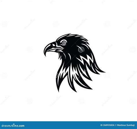 Eagle Face Logo stock vector. Illustration of medieval - 268935836