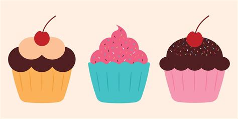 Cute Animated Cupcakes