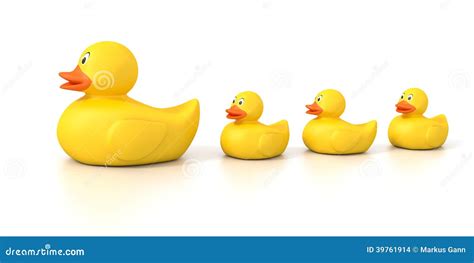 Rubber duck family stock illustration. Illustration of happy - 39761914
