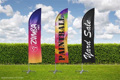 Wind Flag Banner Bandeira 3 Mts Somente Bandeira Reposição - R$ 150,00 ...