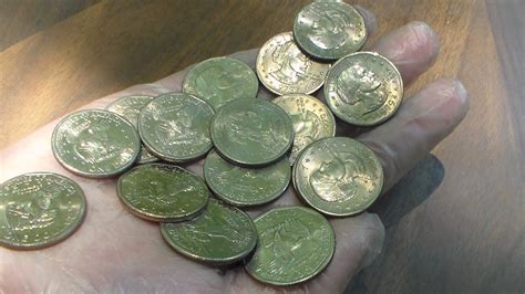 Coin Roll Hunting $500 in Dollar Coins - YouTube