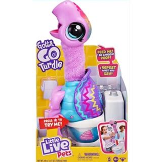 Little Live Pets Gotta Go Flamingo/Turdle Turtle | Interactive Plush ...