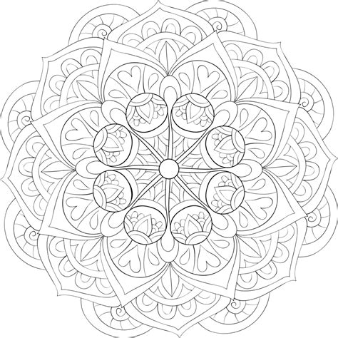 Relax With A Zen Mandala Image In An Adult Coloring Book Zen Art Vector ...