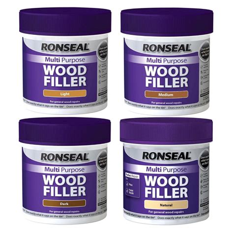 Ronseal Multi-Purpose Wood Filler (Assorted Colours) | Selffix DIY