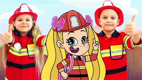 Кидс Диана Шоу - Diana and Roma Police and Fire Hero Pretend Play ...