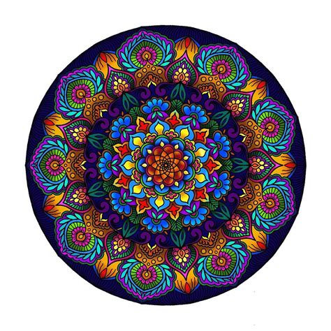 Mandala Art Rangoli Design by Deepali Karanjavkar | 7 mandala art ...