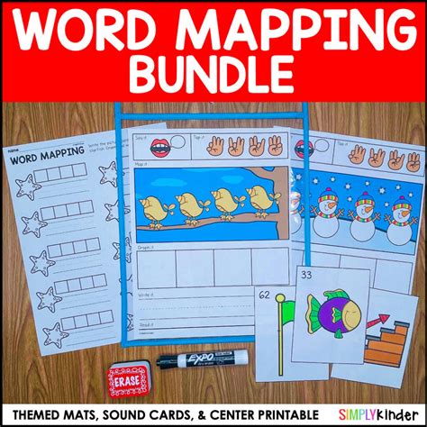 Word Mapping Activities for Kindergarten - Simply Kinder