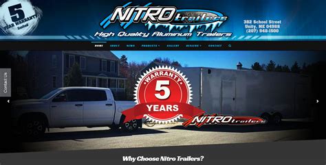 Nitro Trailers Website - Nitro Designs