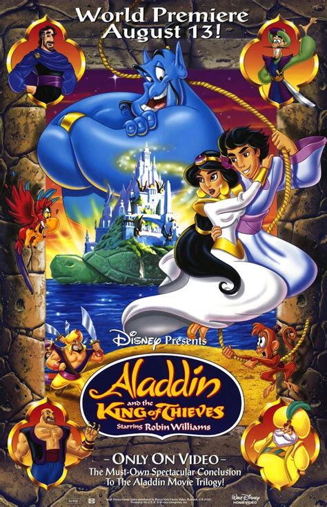 Aladdin and the King of Thieves | Disney presents, Aladdin movie ...