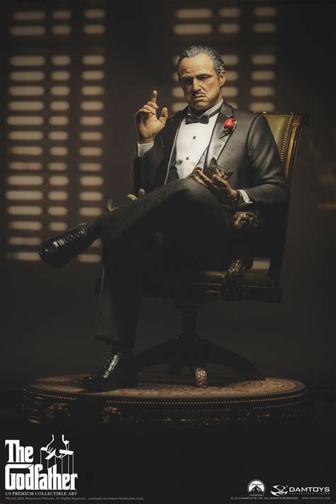 The Godfather - Don Vito Corleone Statue by DAMTOYS - The Toyark - News