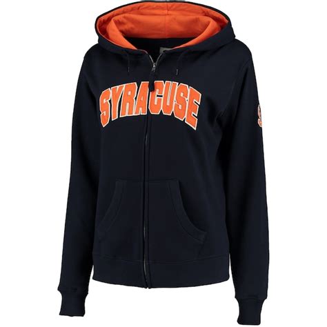 Syracuse Orange Stadium Athletic Women's Arched Name Full-Zip Hoodie ...