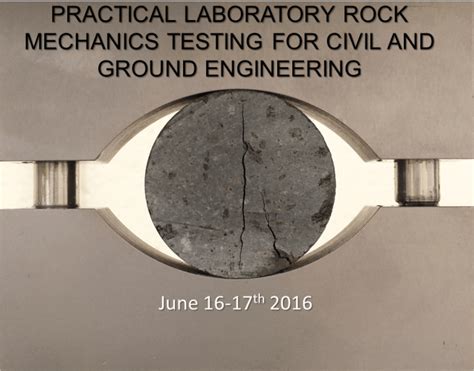 Practical Laboratory Rock Mechanics Testing - Geolabs