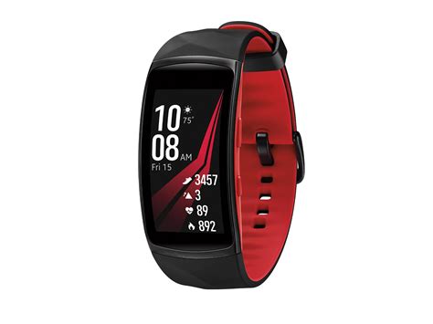 Gear Fit2 Pro smart fitness band (Large), Red