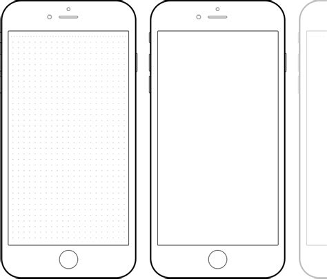 free blank iPhone template Whatsapp Pink, Iphone 6 Screen, Sketch Free ...