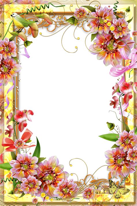 Flower Frame Wallpapers - Top Free Flower Frame Backgrounds - WallpaperAccess