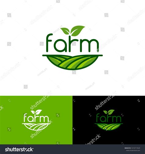 Farm Logo Template Stock Vector (Royalty Free) 1010717629 | Shutterstock