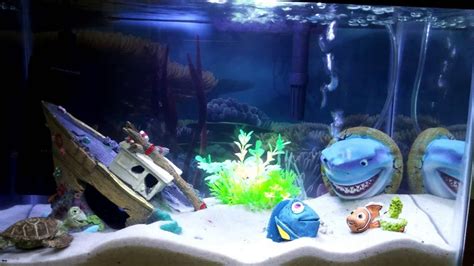 Finding Nemo Themed Aquarium - Fish Tank - YouTube