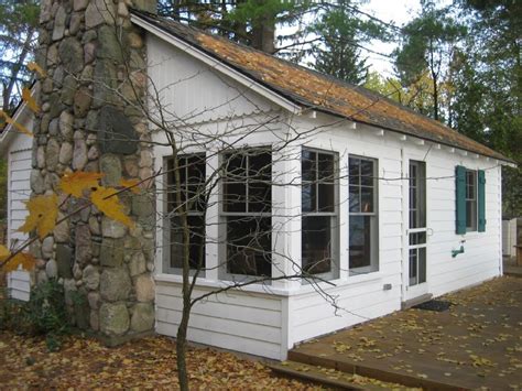 The cottage, looking out on Torch Lake