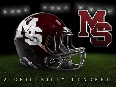 MS logo concept | Football helmets, Logo concept, Mississippi state