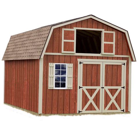 Best Barns 12 x 16 Millcreek Wood Storage Shed Pre-cut Kit – Gorgeous ...