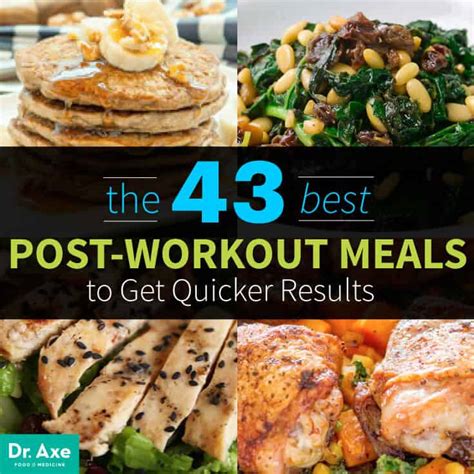 The 43 Best Post-Workout Meals for Faster Results - Dr. Axe