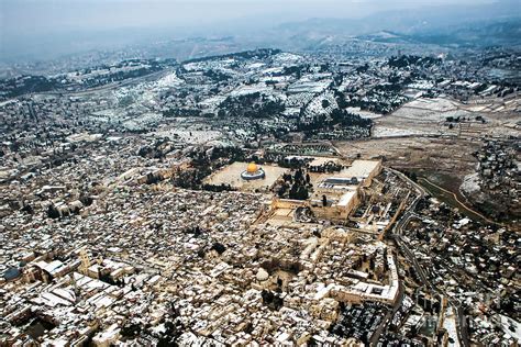 Aerial view of the Dome of the Rock j2 Photograph by Nir Ben-Yosef - Fine Art America