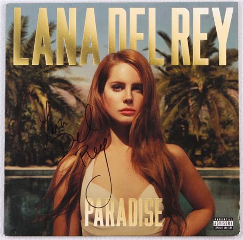 Lana Del Rey Signed "Paradise" Record Album (JSA COA) | Pristine Auction