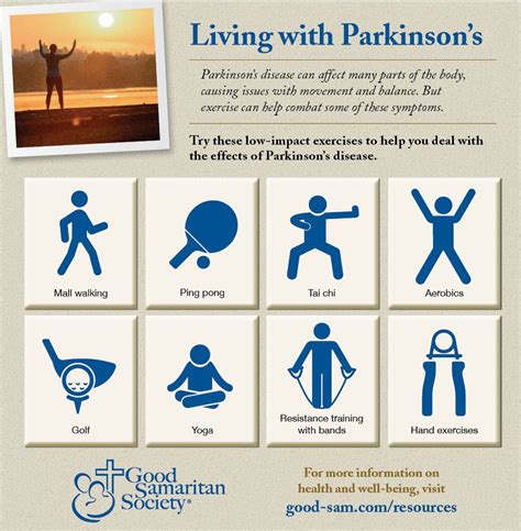 Exercise ideas to help ease the effects of Parkinson's disease. | Parkinsons disease, Parkinsons ...