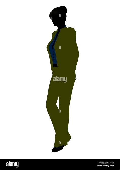 Female Office Illustration Silhouette Stock Photo - Alamy