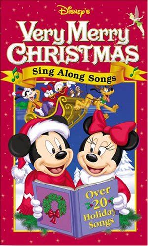 Disneys Sing Along Songs Very Merry Christmas Songs Vhs Video Tape ...