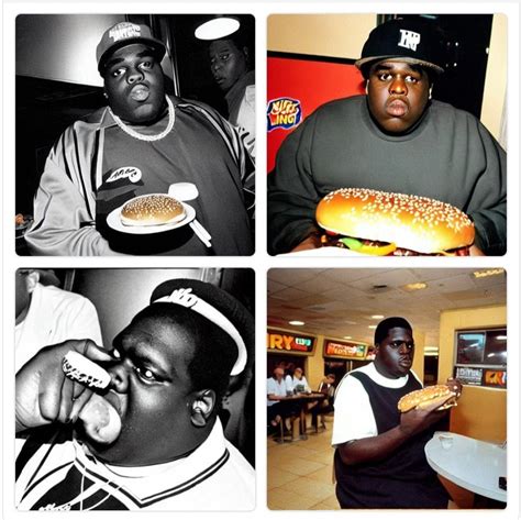 Biggie Smalls eating at a Burger King, 1995 : r/weirddalle