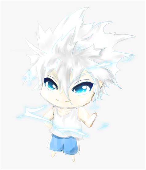 Graphic Black And White Library Killua Drawing Godspeed, HD Png ...