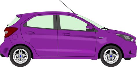 Clipart - Car 13 (purple)