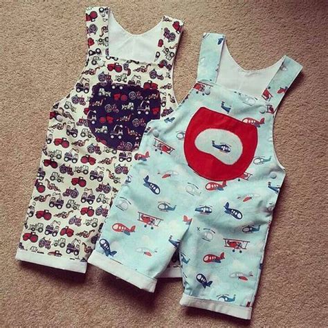 LITTLE BIRDS Baby Romper pattern Pdf, Overall Dungaree, children toddler, Baby Girl Boy 6 9 12 1 ...