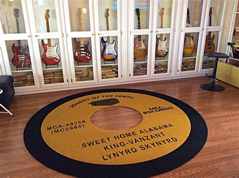 The Late Ed King’s Guitar Room | Custom rugs, Sweet home alabama, Custom doormat