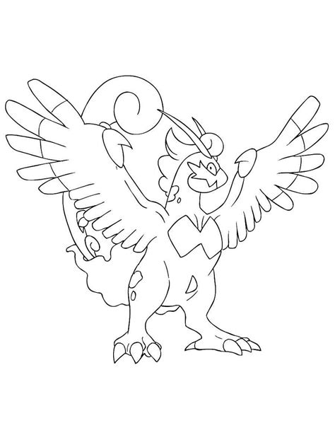 Tornadus Pokemon coloring pages