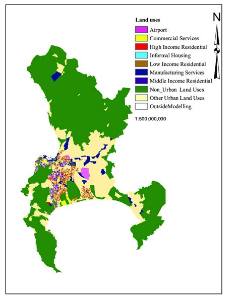 Land use map for Cape Town 1995 | Download Scientific Diagram