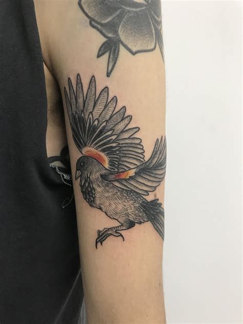 Redwing Blackbird done by Needlef0x @ June Jung Arts in LA | Sleeve tattoos, Autumn tattoo, Tattoos