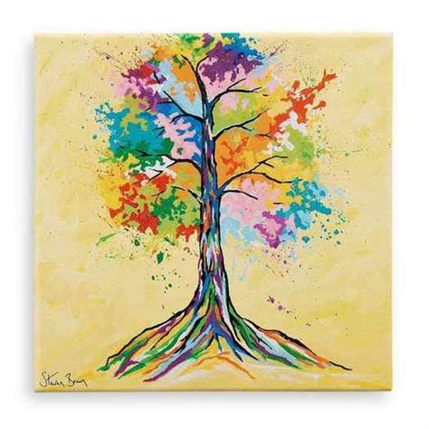 Tree of life illustrations on canvas – ColinwynnArt