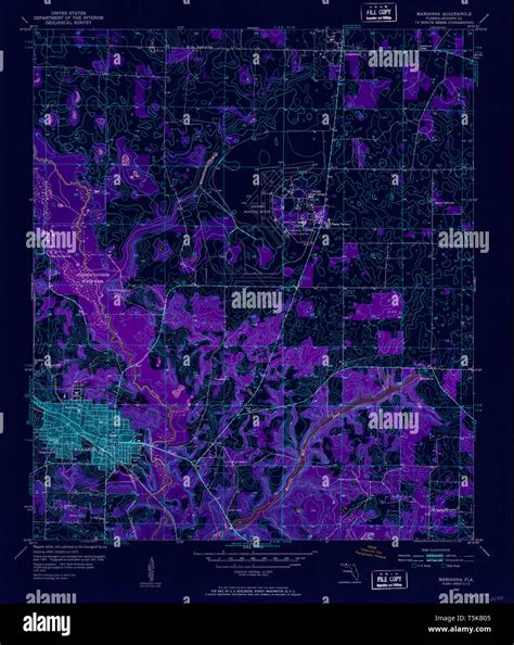 Map of marianna hi-res stock photography and images - Alamy