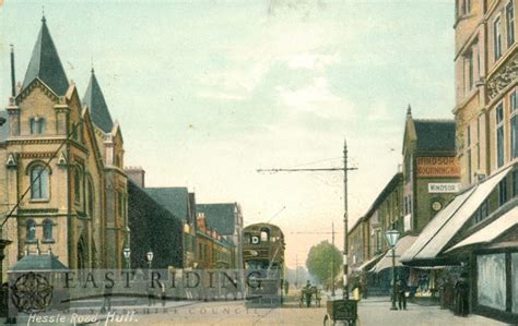 Hessle Road from east, Hull 1907 | East Riding Photos