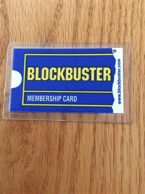 VINTAGE ORIGINAL BLOCKBUSTER VIDEO LAMINATED MEMBERSHIP CARD | eBay