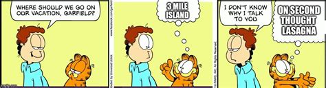 Garfield comic vacation Memes - Imgflip