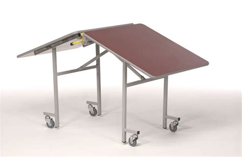small folding table with wheels #3 | Small space living, Foldable table, Small living