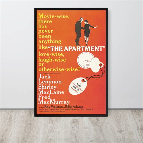 The Apartment 1960 Vintage Movie Poster - Etsy